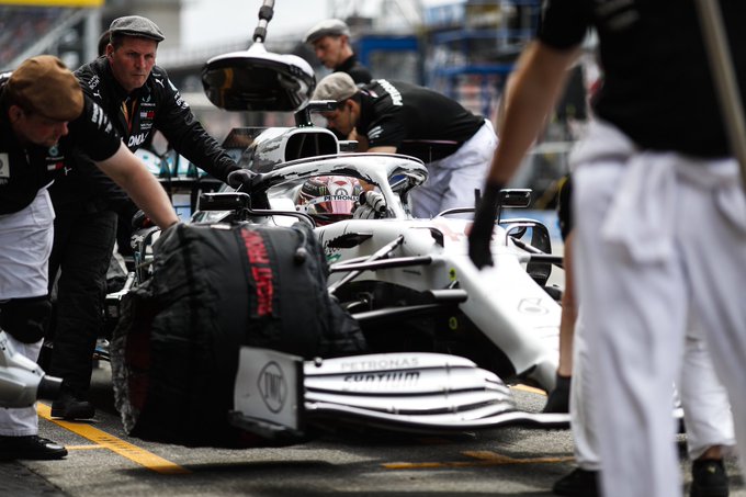 Netflix a bien choisi son jour pour son tournage chez Mercedes au GP d’Allemagne