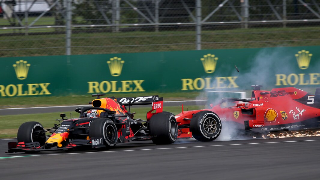sebastian vettel crash silverstone