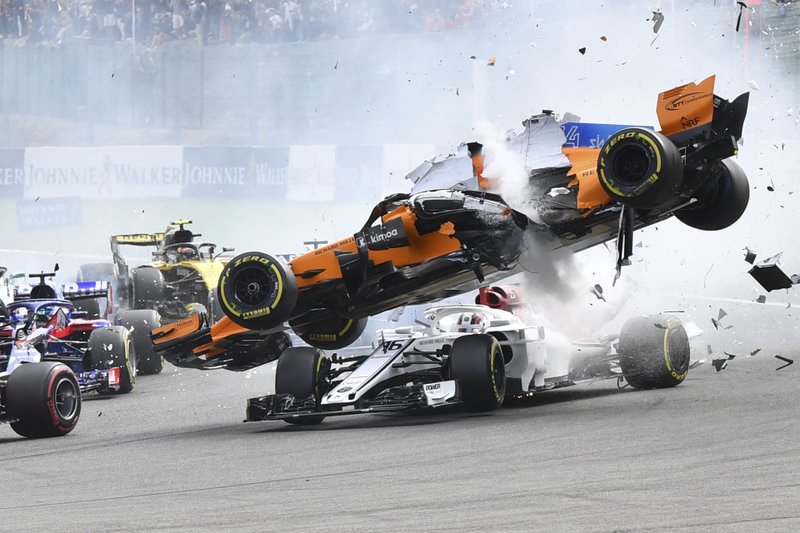 crash alonso spa 2018