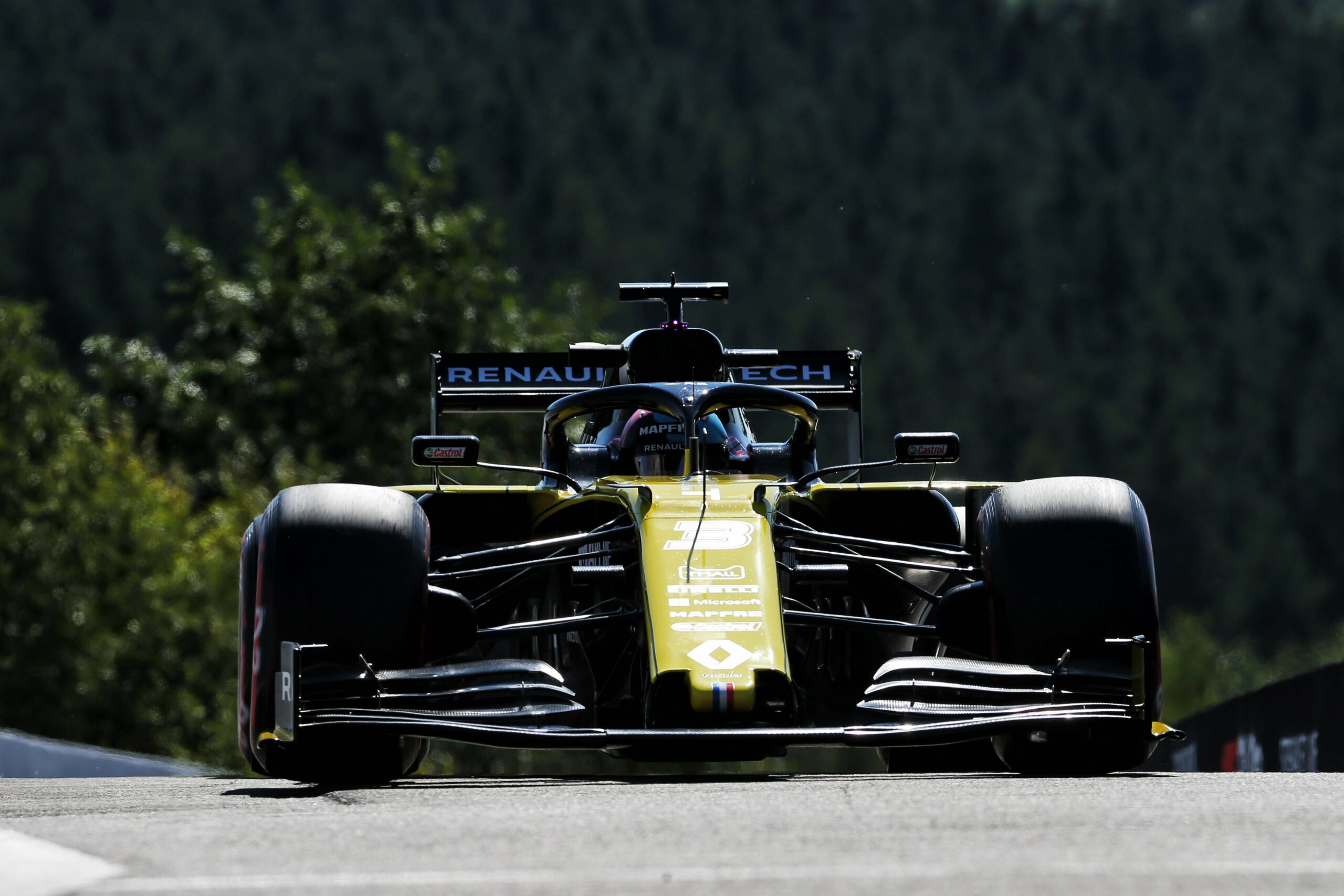 daniel ricciardo renault spa en Belgique