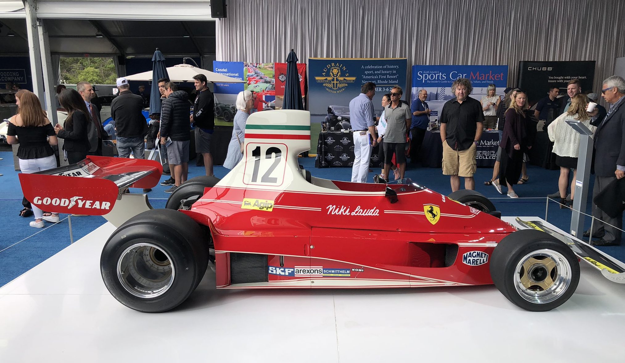 La Ferrari 312T de Niki Lauda vendue 6 millions de dollars à Pebble Beach