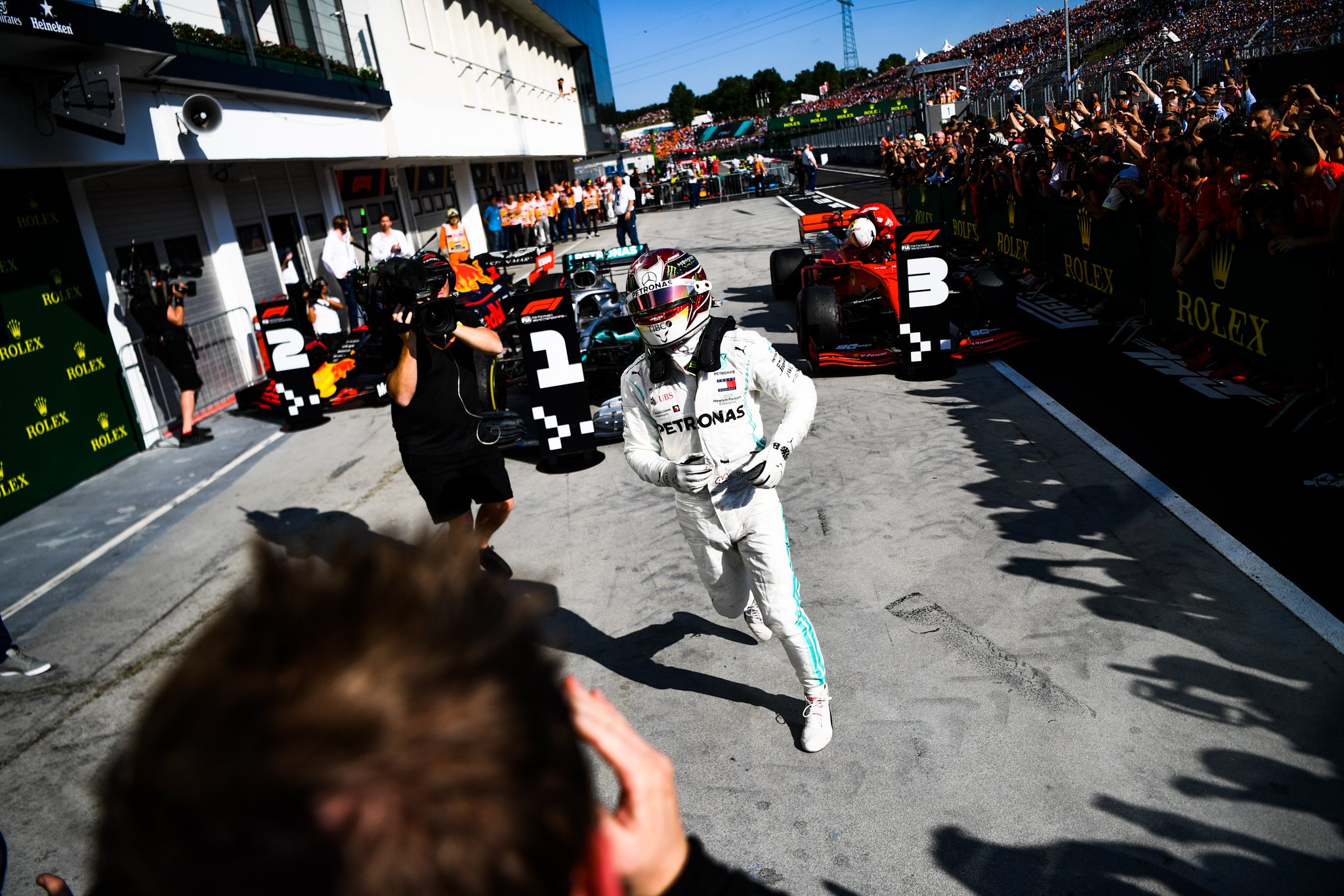 Les caméras de Netflix aperçues aux côtés de Lewis Hamilton en Hongrie