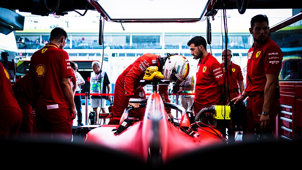 scuderia Ferrari au Grand Prix de Russie 2019 à Sotchi