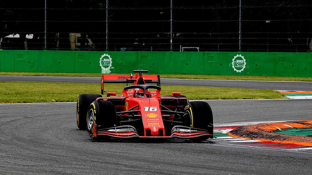 charles lelcerc à monza 2019