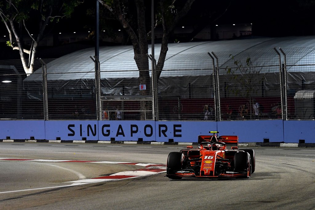 charles leclerc singapour