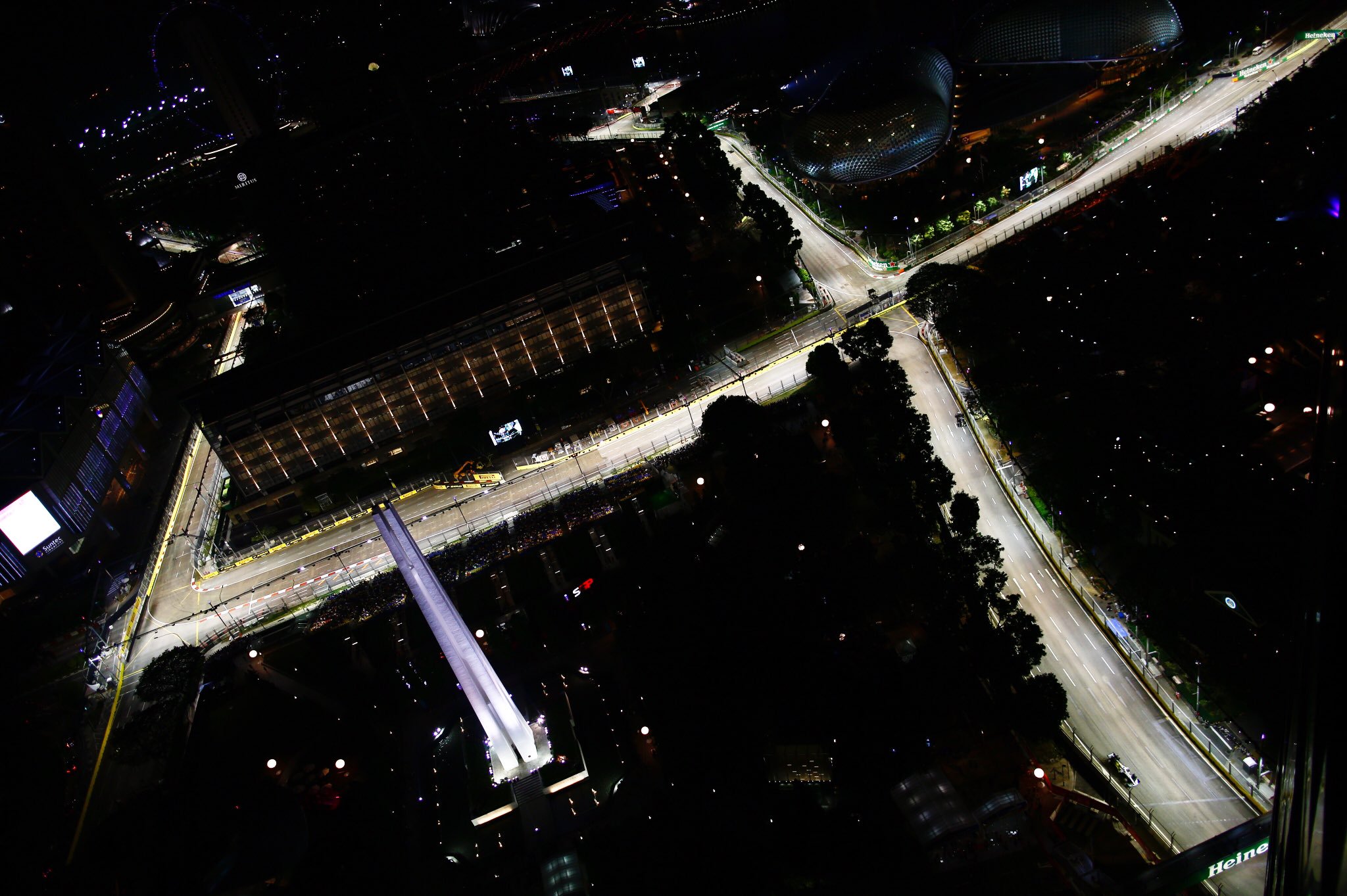 la grille de départ du Grand Prix de Singapour