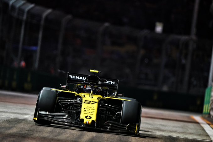 Nico Hulkenberg Renault Singapour