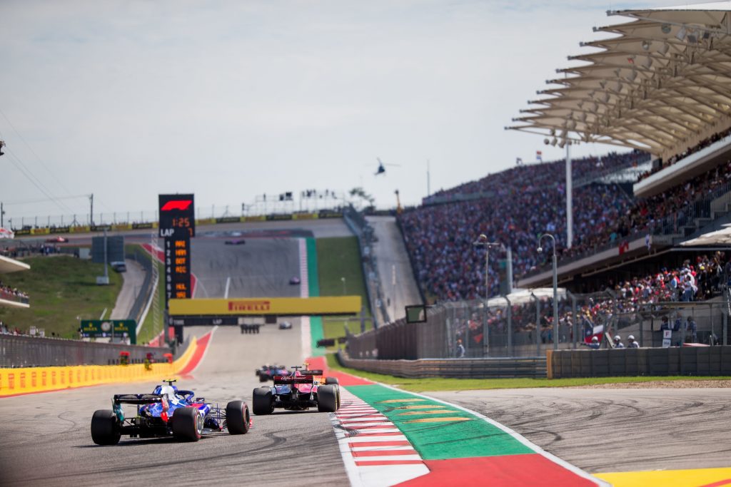 Une zone du tracé du COTA resurfaçée cette année à Austin