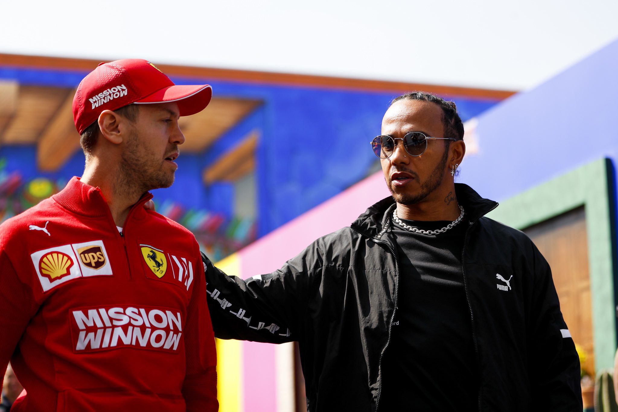 lewis hamilton et Sebastian Vettel