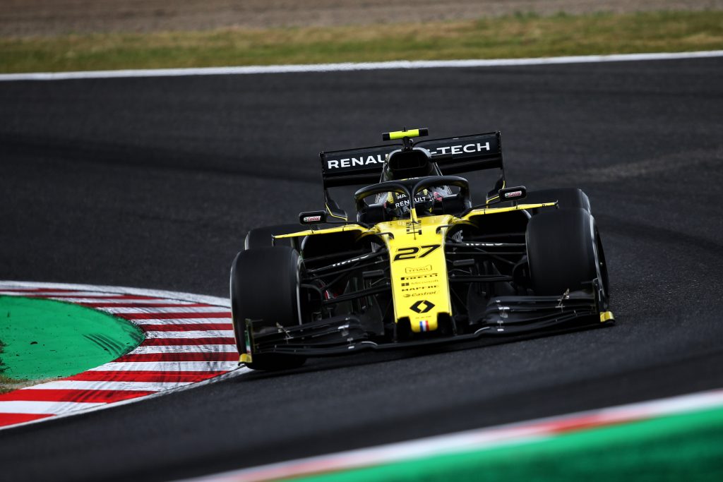 Renault a mis du temps pour régler son nouvel aileron avant ce vendredi à Suzuka
