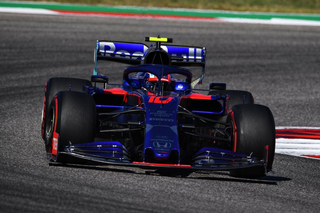 Pierre Gasly a terminé le Grand Prix avec une suspension tordue