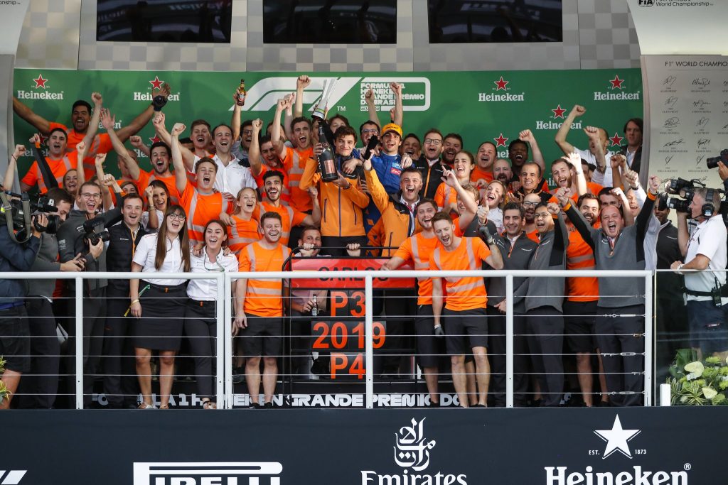 Cinq ans plus tard, l’équipe McLaren de retour sur le podium