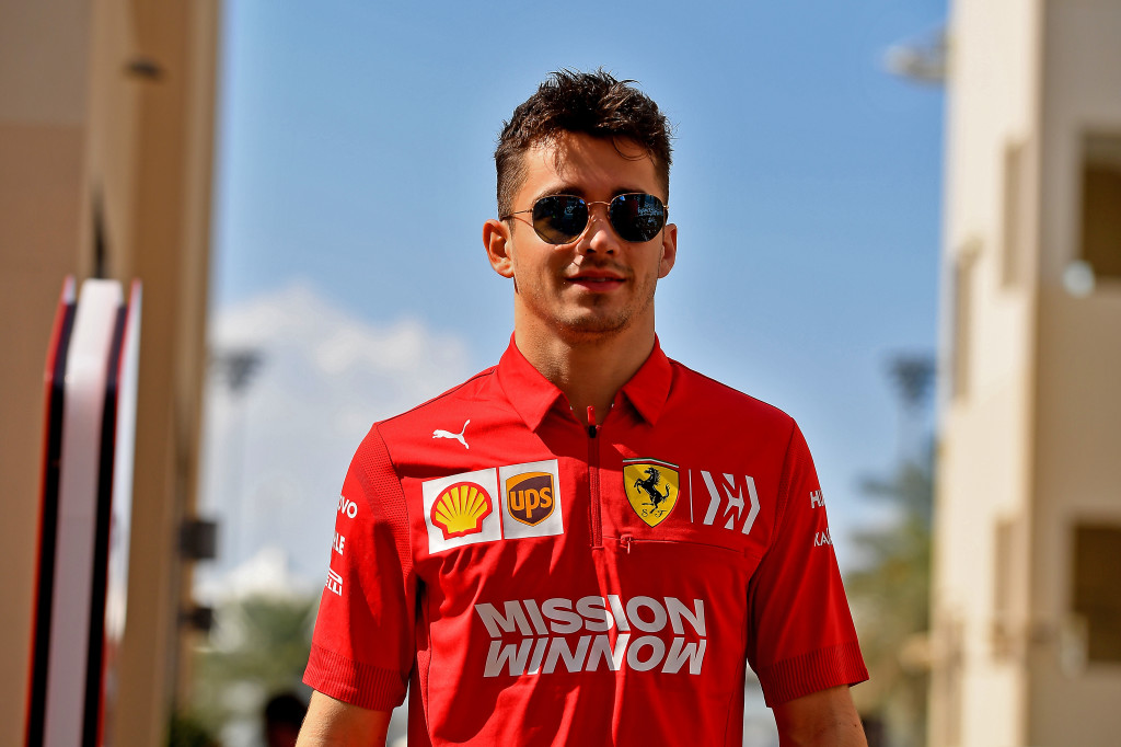F1 - le pilote ferrari charles leclerc au grand prix d'abou dhabi 2019