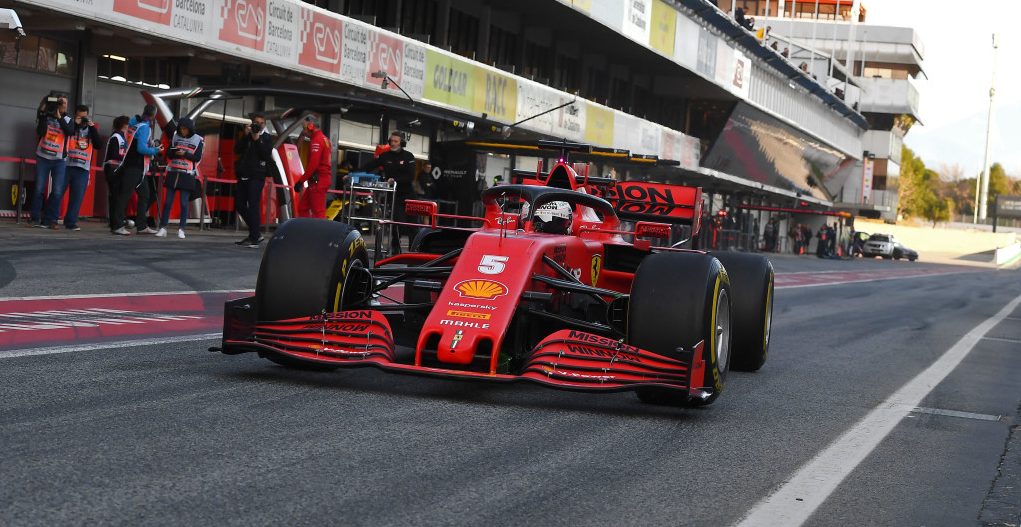 ferrari Barcelone vettel