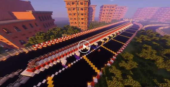 circuit Monaco F1 Minecraft