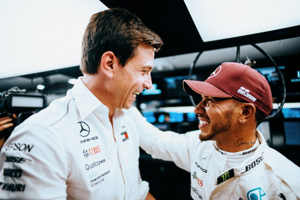 toto wolff et Lewis Hamilton Mercedes F1 Toto Wolff et Lewis Hamilton Mercedes F1