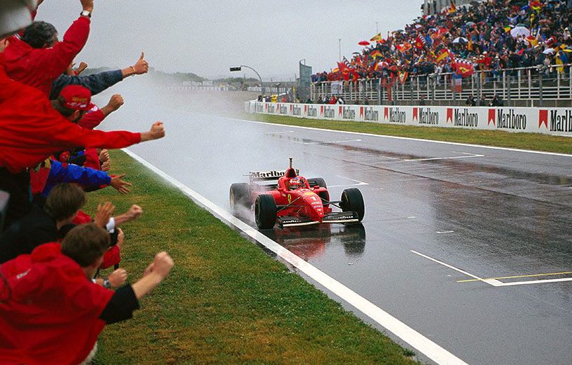 gp espagne 1996 Schumacher Ferrari