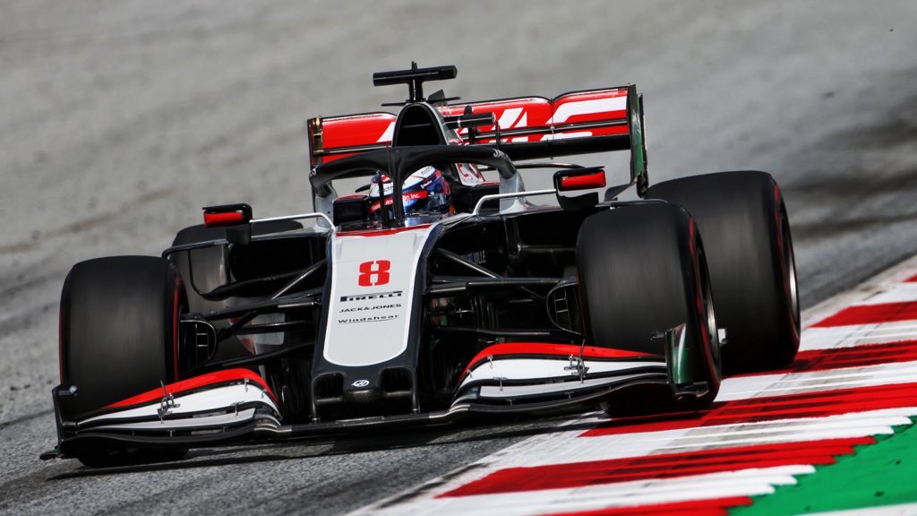 Quinzième sur la grille, Romain Grosjean se trouve dans « le wagon Alfa Romeo/Williams »