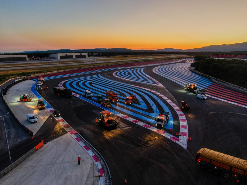 La piste du circuit Paul Ricard se refait une beauté !
