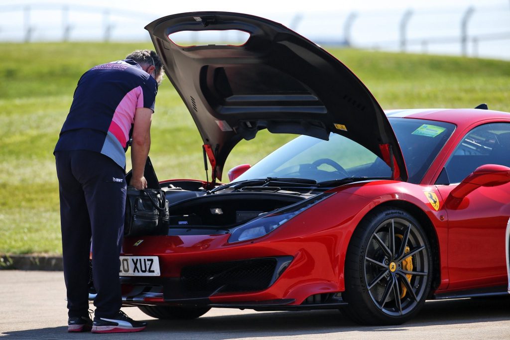 Vettel a quitté Silverstone dans la voiture du directeur de Racing Point ce dimanche