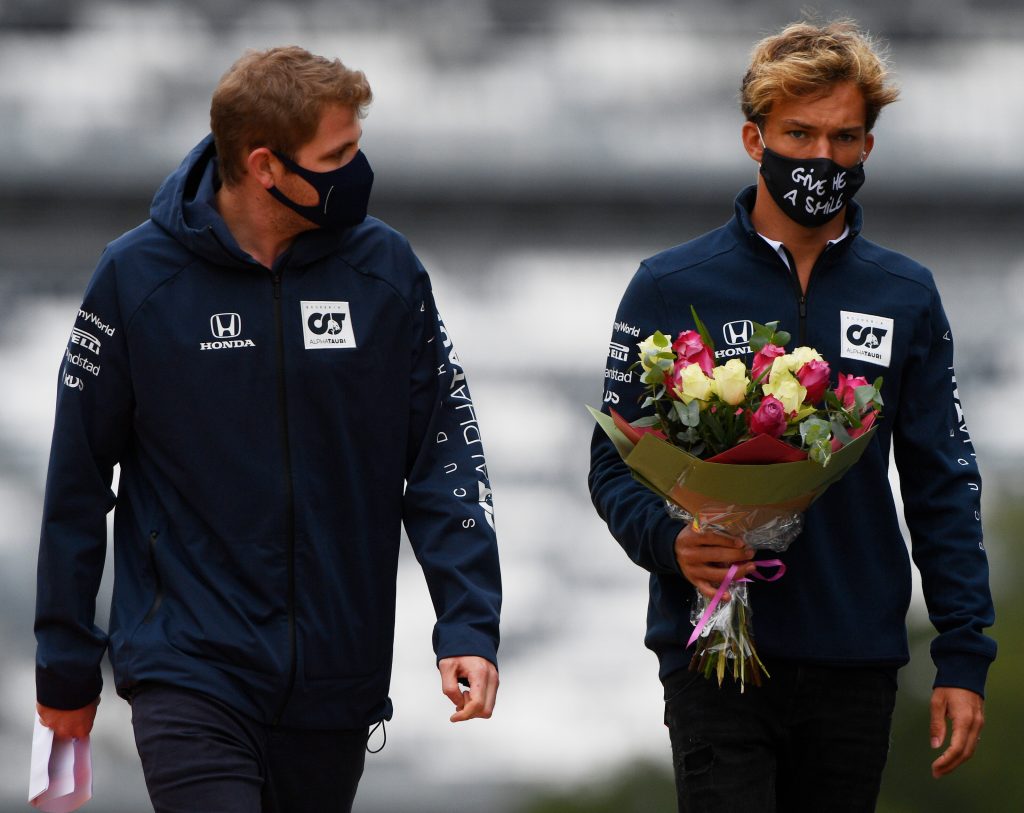 Pierre Gasly dévoile son casque en hommage à Anthoine Hubert
