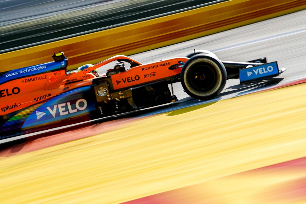 Lando Norris a déjà roulé avec une F1 à Portimao
