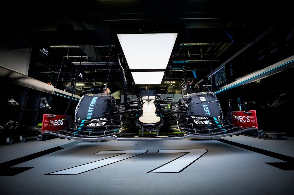 Une livrée spéciale pour la Mercedes à Abou Dhabi