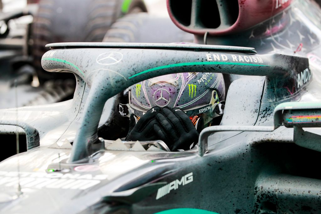 La réaction de Lewis Hamilton, désormais septuple champion du monde