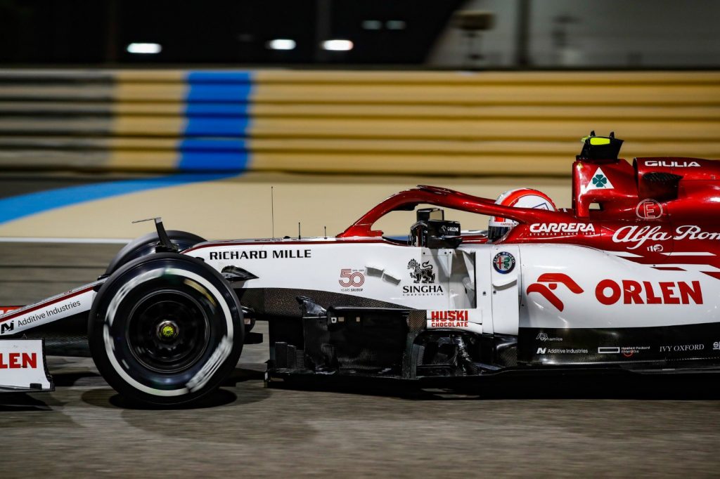 L’équipe Alfa Romeo à l’amende au GP de Bahreïn