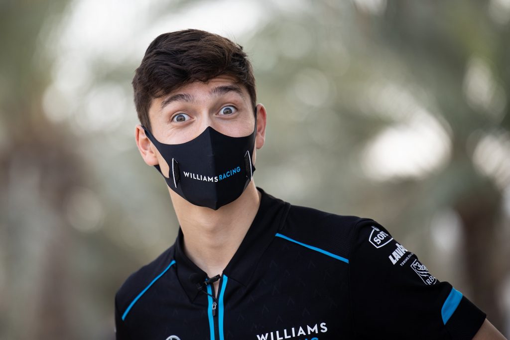 Jack Aitken au volant de la Williams ce vendredi à Abou Dhabi
