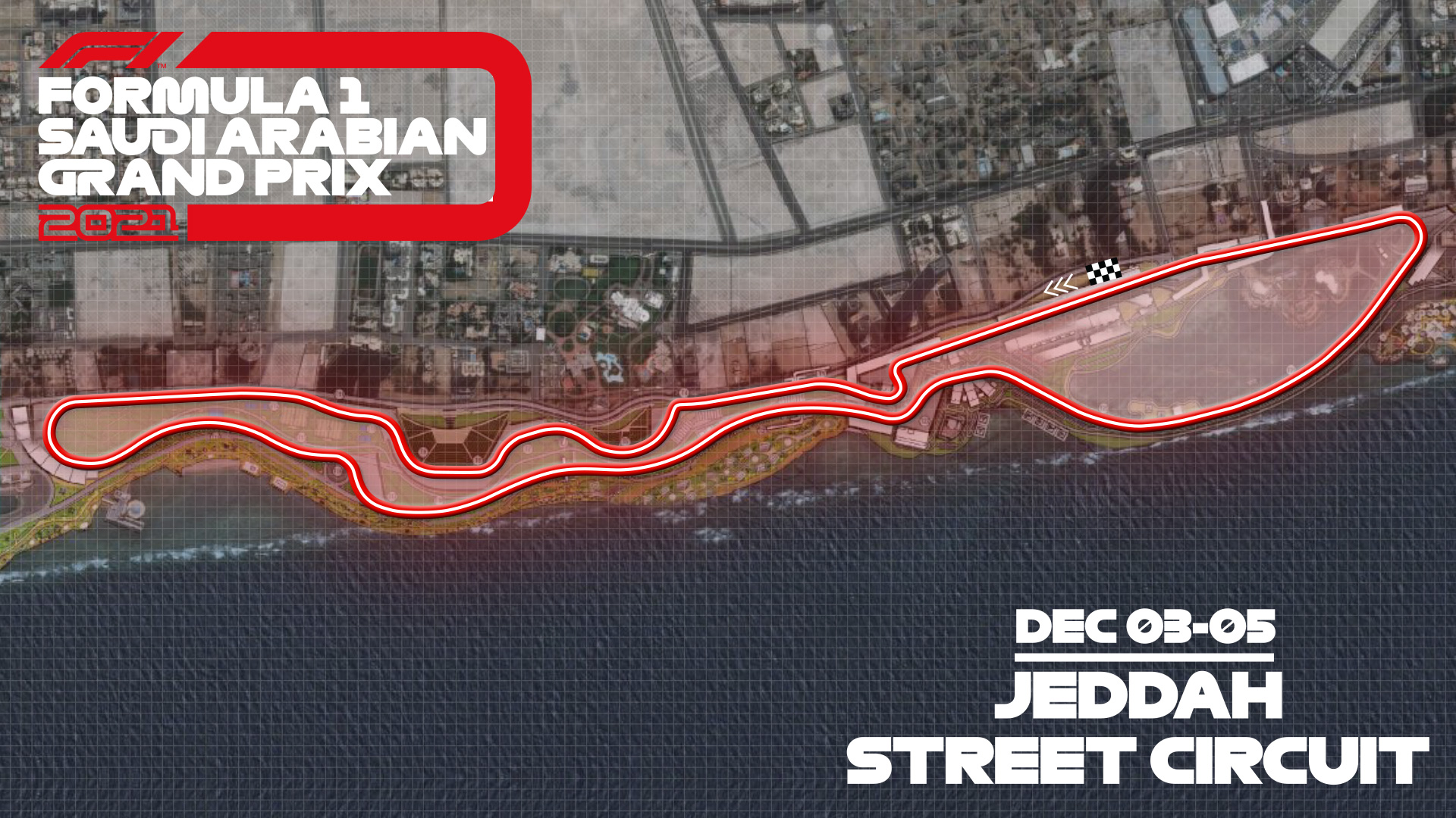 F1 - La F1 présente le circuit de Jeddah en Arabie Saoudite