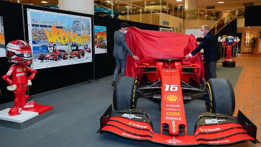 La Ferrari SF90 de Leclerc rejoint la collection du Prince à Monaco