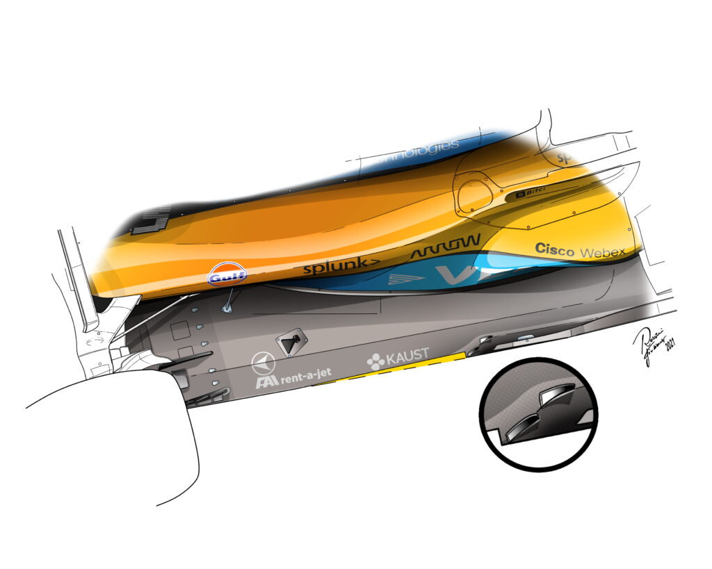 Technique F1 : les mises à jour aperçues sur la McLaren en Espagne