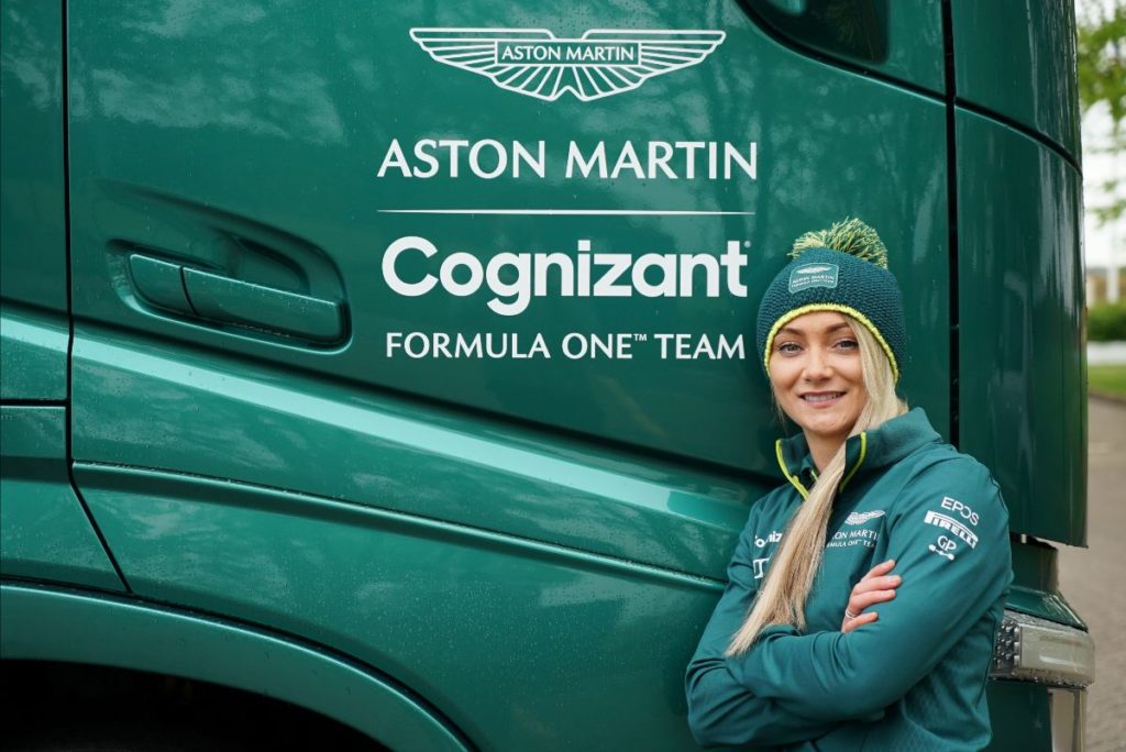 Jessica Hawkins devient ambassadrice pour Aston Martin F1