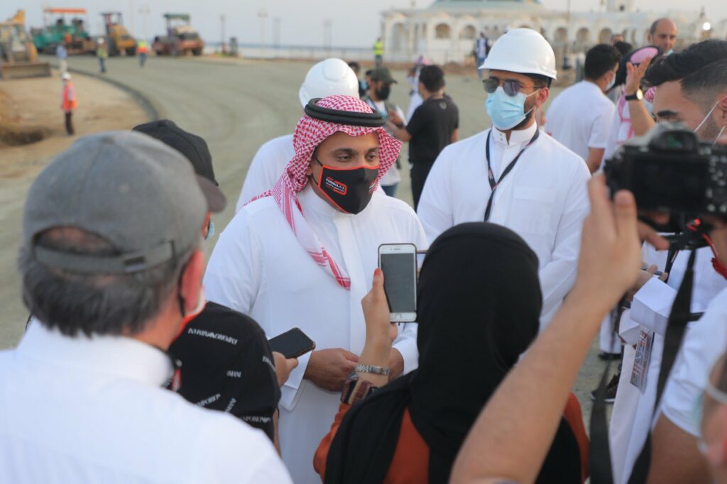 Le circuit de Djeddah en Arabie Saoudite prend forme