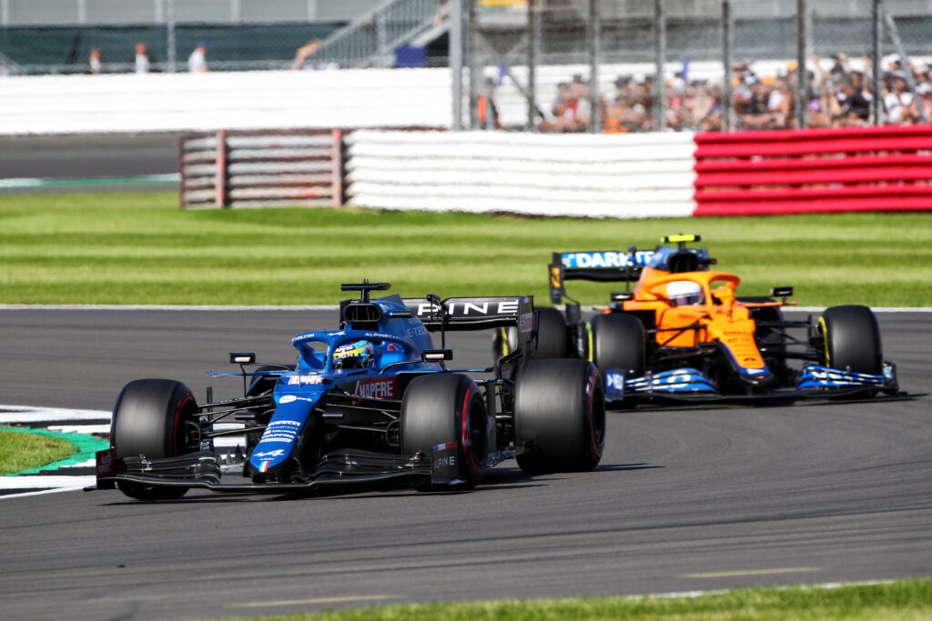 Les deux Alpine dans le top dix sur la grille de départ à Silverstone