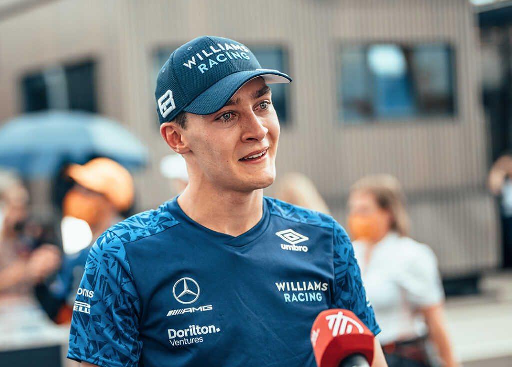 George Russell ne s’attendait pas à pleurer après l’arrivée à Budapest