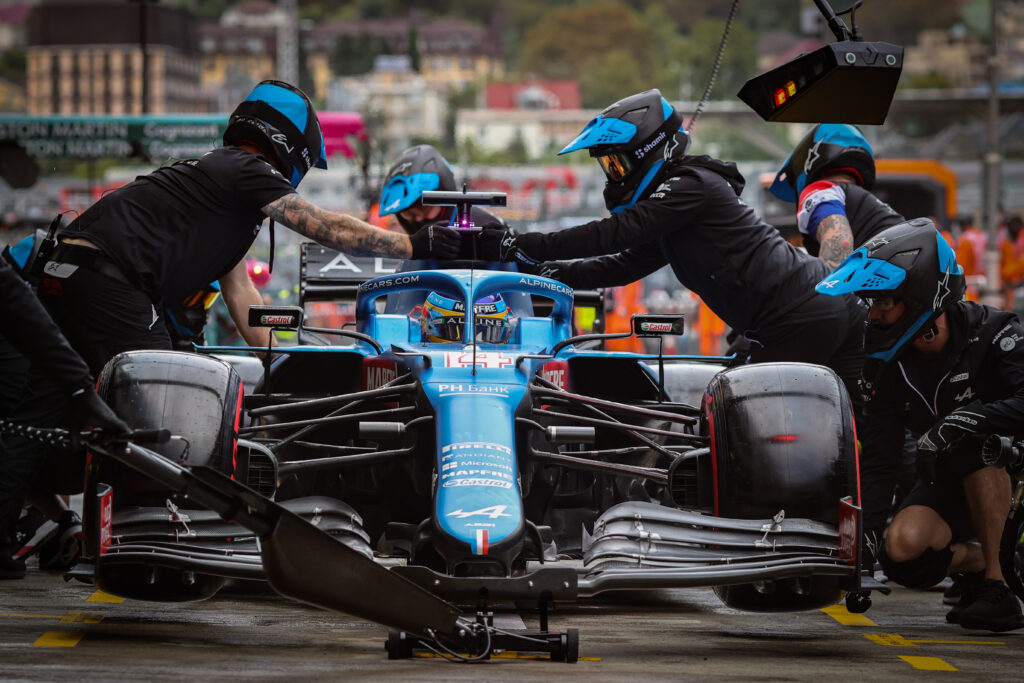 Les deux Alpine dans le top dix au départ du GP de Russie