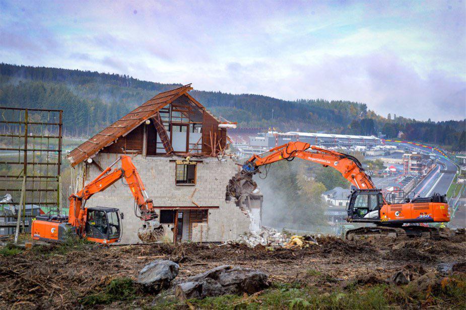 Le mythique chalet de l’EBRT à Spa Francorchamps disparait du décor