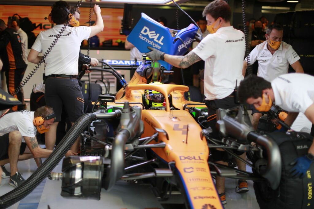 Norris a passé beaucoup de temps dans le simulateur après la Russie