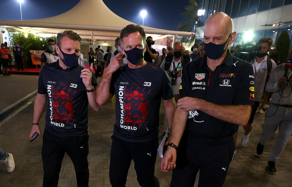 Adrian Newey était sous tension ce dimanche à Abou Dhabi