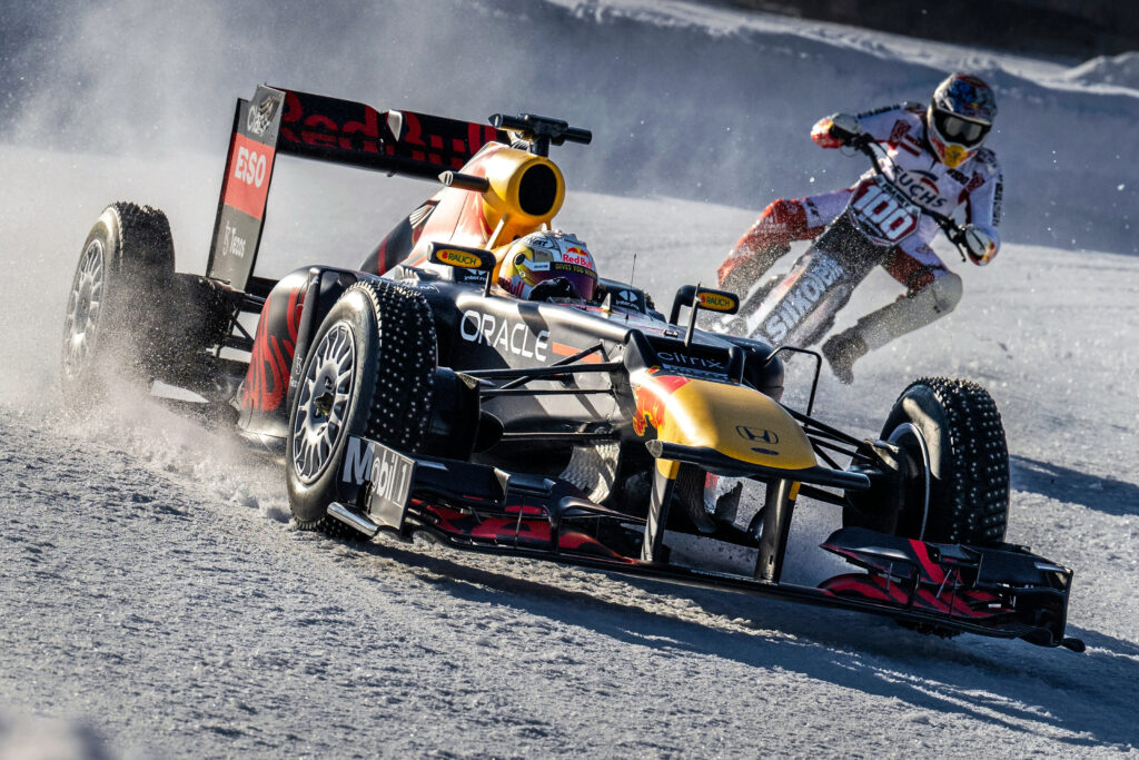 Max Verstappen en F1 sur la glace (+ photos)