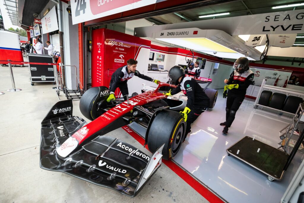 Nouveau plancher pour l’Alfa Roméo à Imola