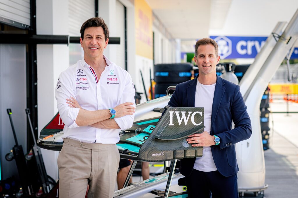 Mercedes F1 lance sa montre officielle IWC Schaffhausen