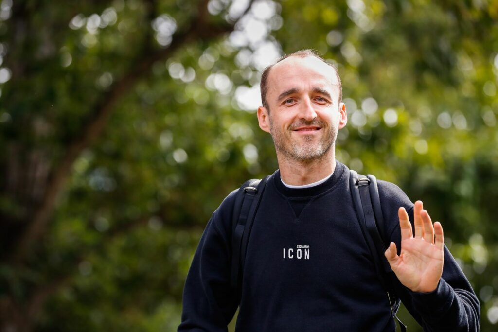 Robert Kubica au volant de l’Alfa Romeo ce vendredi à Barcelone