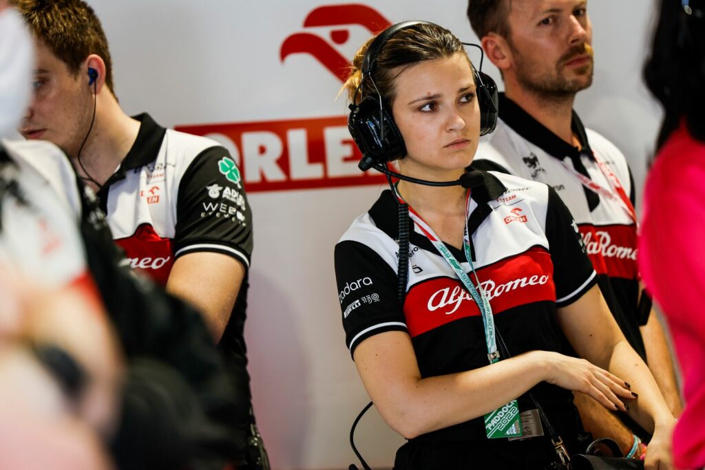 Relative deception de terminer P7 chez Alfa Romeo F1