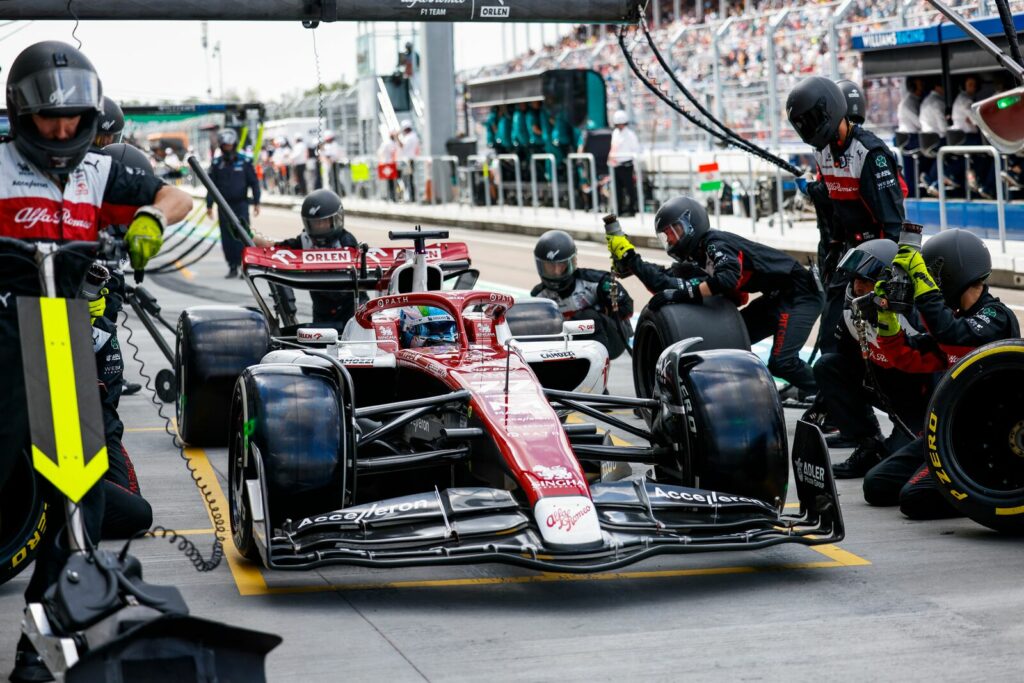 L’Alfa Romeo de Bottas contrôlée après l’arrivée du GP de Miami