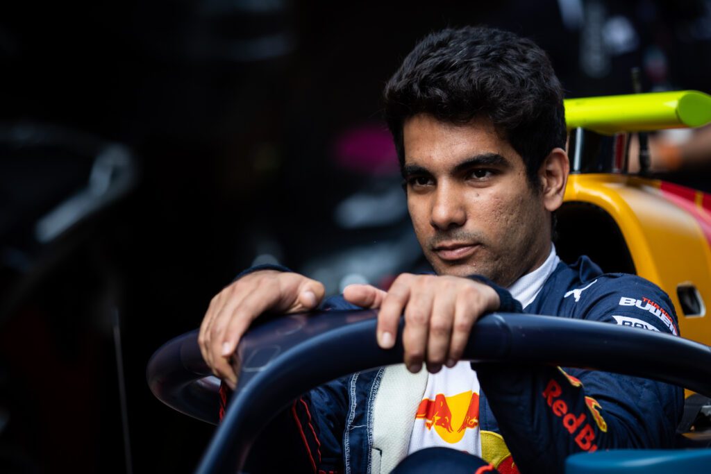 Jehan Daruvala au volant d’une F1 à Silverstone