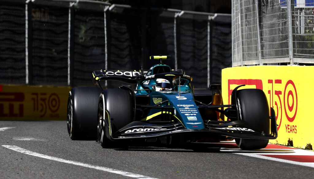 Vettel P6 au volant d’une Aston Martin compétitive à Bakou