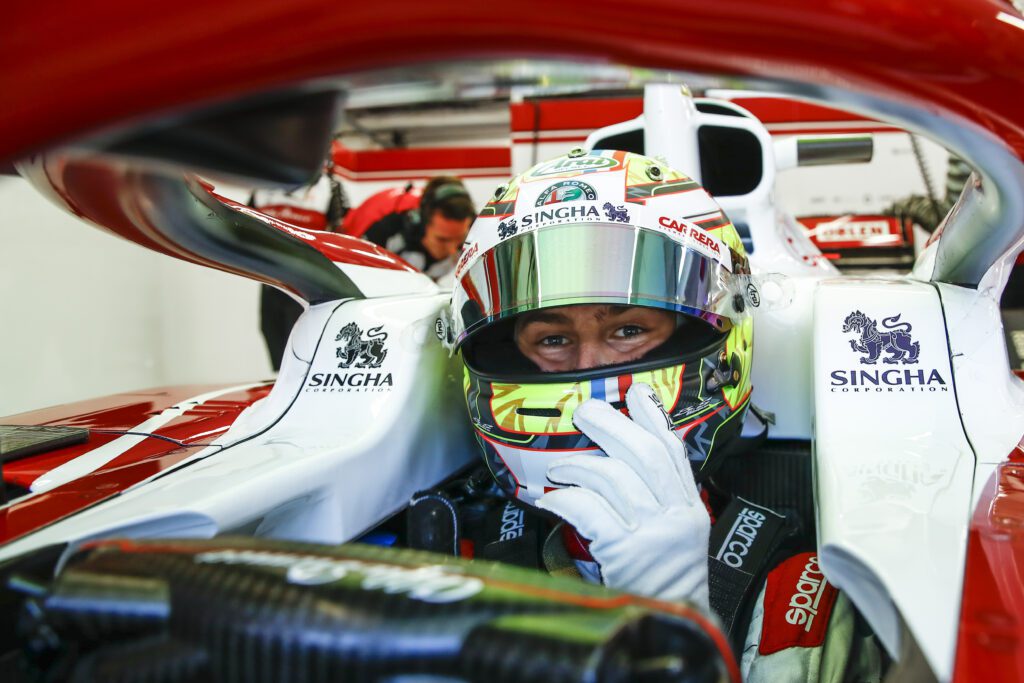 Theo Pourchaire dans une F1 en 2022